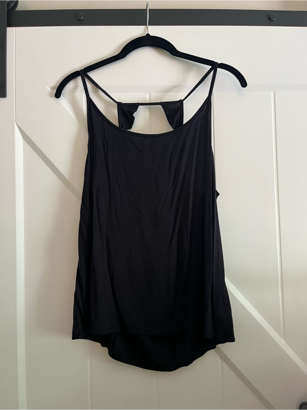 AE Black Open-Back Tank